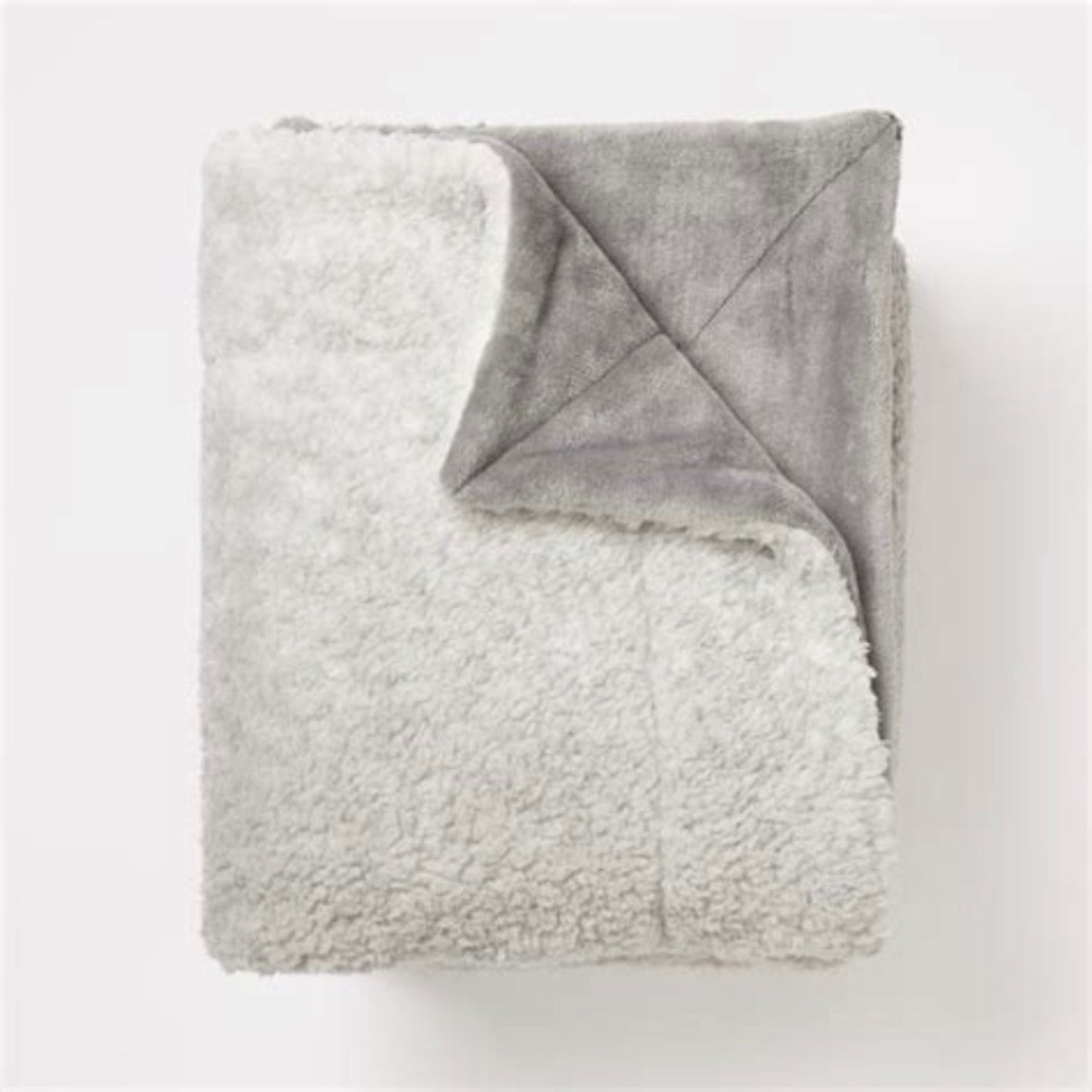 Dormify x AEO Ombré Sherpa Fleece Throw Blanket